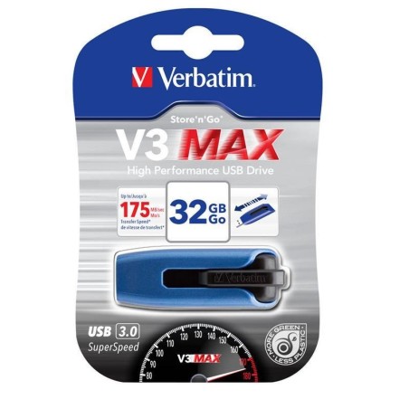 PEN DRIVE 32 GB V3 MAX STORE'N'GO USB3.0 (49806) BLU