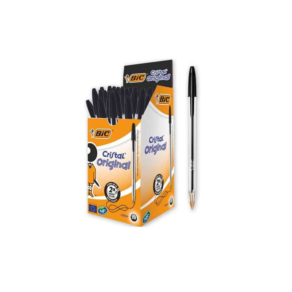 PENNA A SFERA CRISTAL NERA (50 PEZZI)