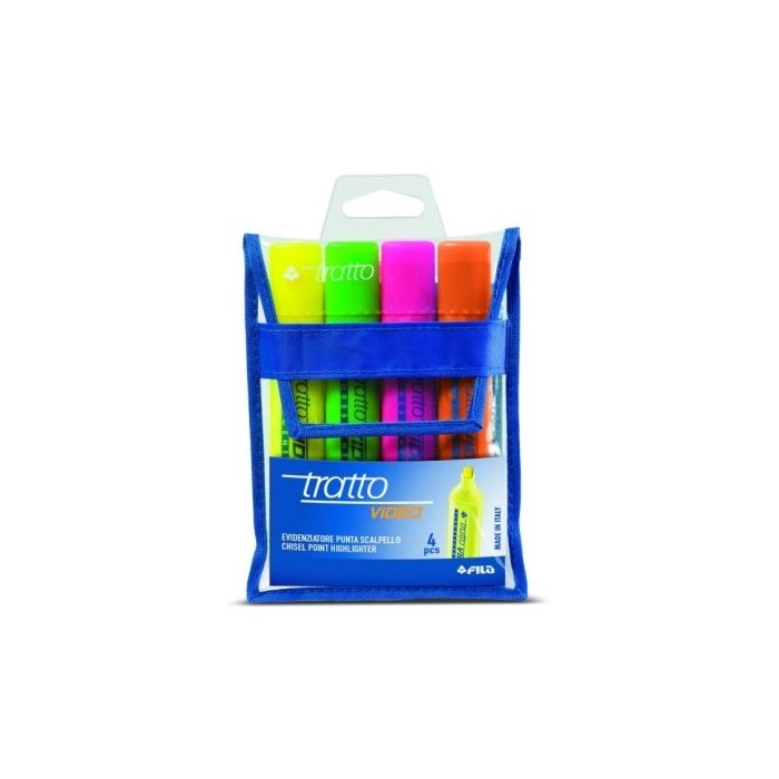 EVIDENZIATORE MULTICOLORE (4 PEZZI)