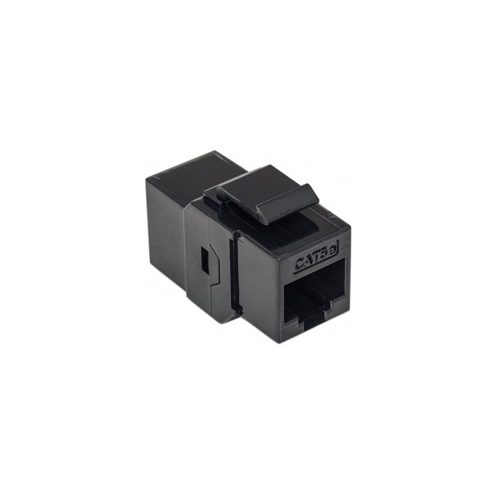 ACCOPPIATORE MODULO KEYSTONE JACK RJ45 CAT.6E NERO (NW-KU6P-BK)