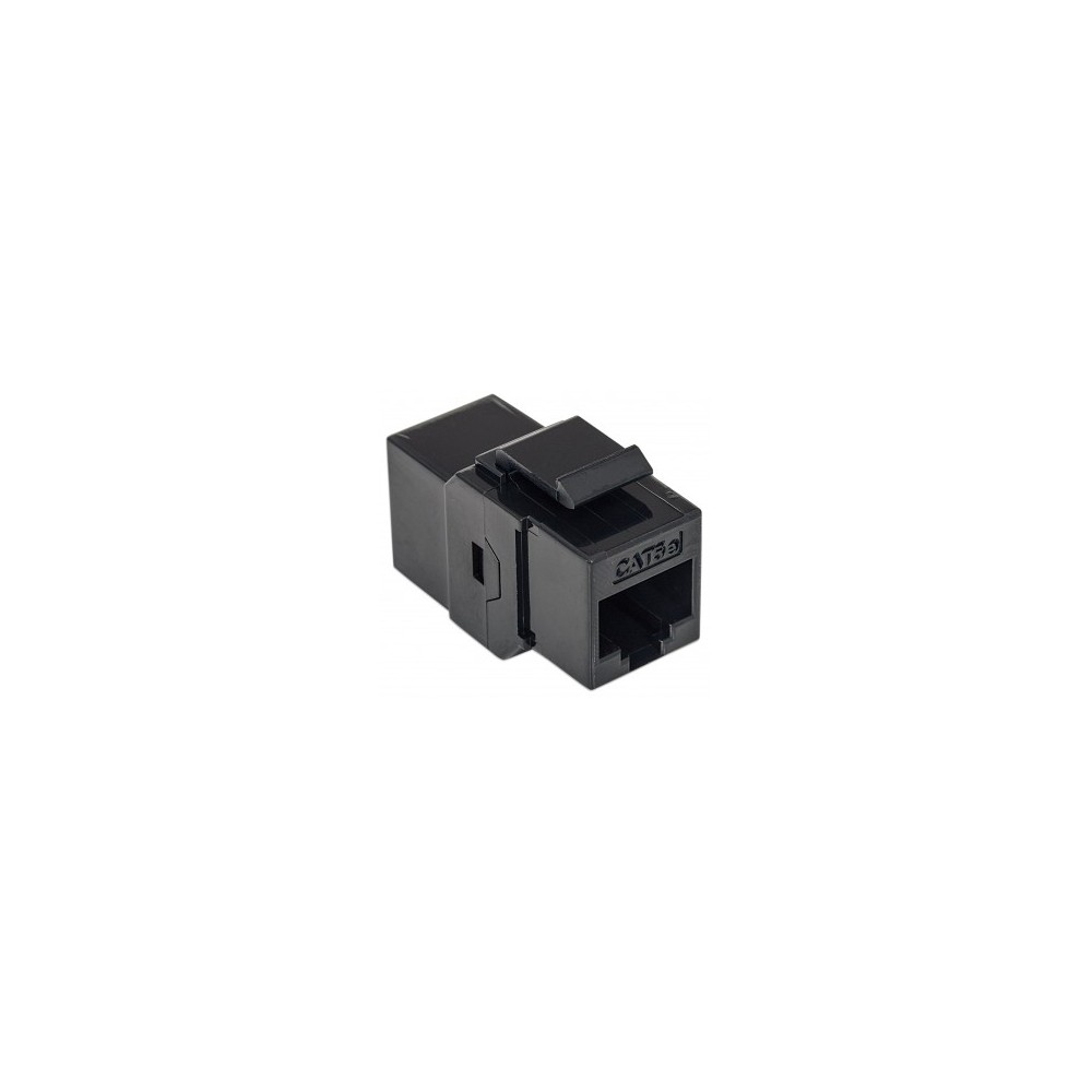 ACCOPPIATORE MODULO KEYSTONE JACK RJ45 CAT.6E NERO (NW-KU6P-BK)