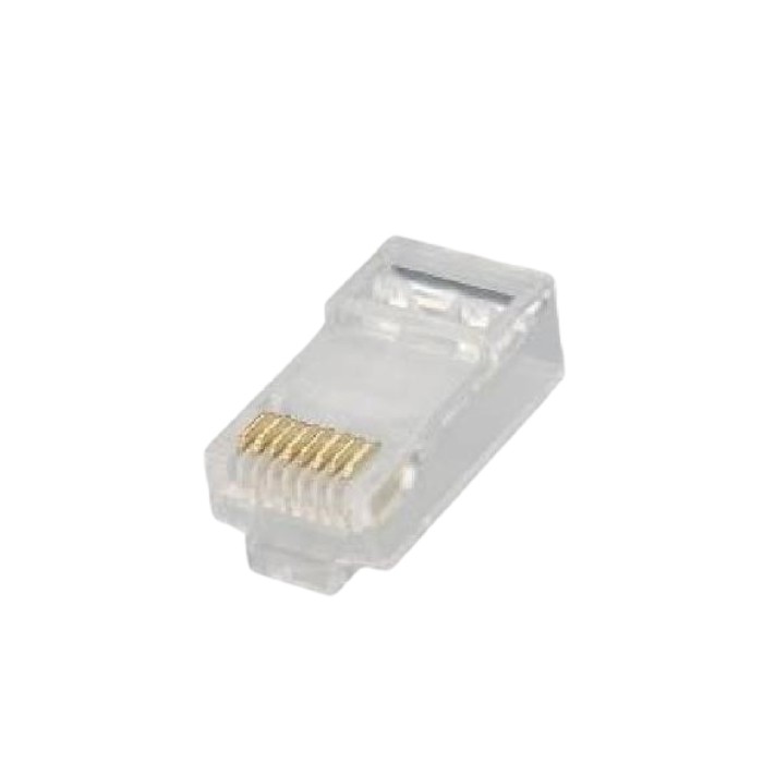 CONNETTORE PLUG RETE RJ45 8P CAT.6 UTP (CONF. 100PZ) (CV-LAN-027A)