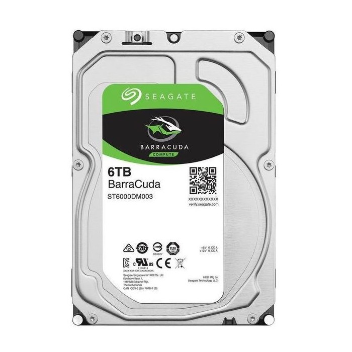 HARD DISK BARRACUDA 6 TB SATA 3 3.5" (ST6000DM003) RICONDIZIONATO