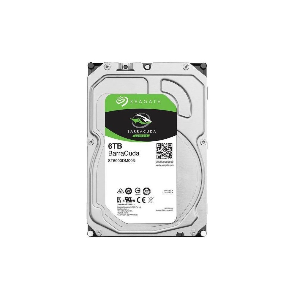HARD DISK BARRACUDA 6 TB SATA 3 3.5" (ST6000DM003) RICONDIZIONATO