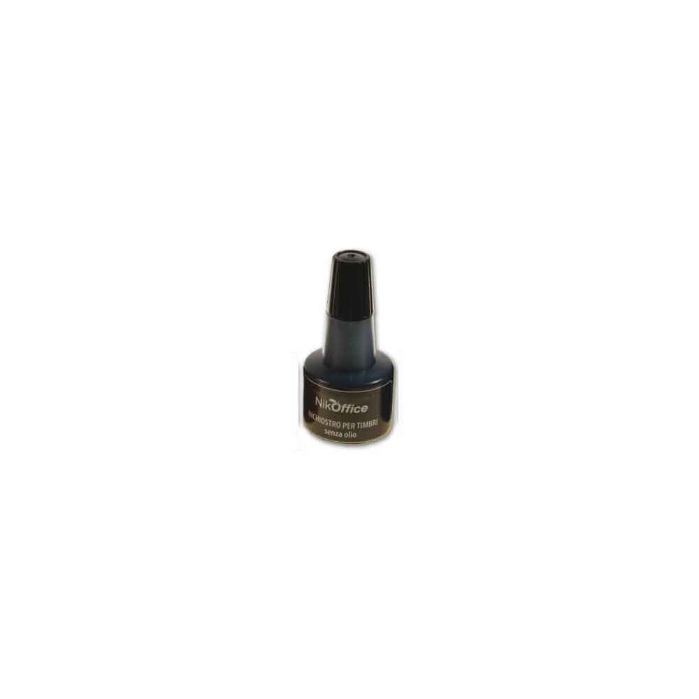 INCHIOSTRO PER TIMBRO CUSCINETTO - FLACONE 30ML. - NERO