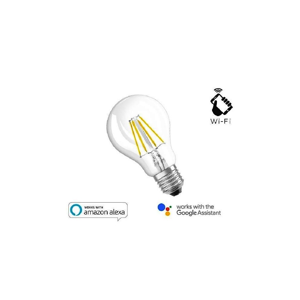 LAMPADA LED SMART EE-7WE27 BIANCO E27 CCT DIMMERABILE WIFI - ALEXA E GOOGLE HOME