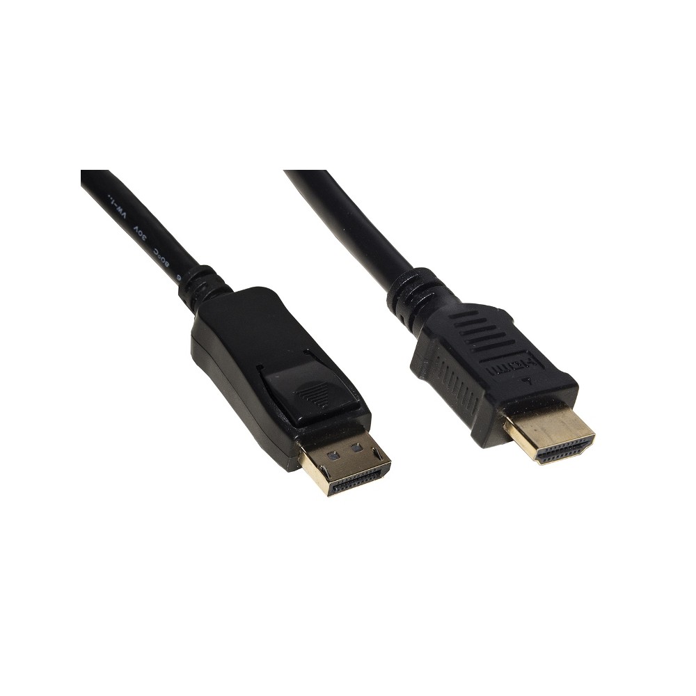CAVO DISPLAYPORT 1.2 - HDMI 1.4 - 4Kx2K 30HZ 1,8MT (LKCDPH18)