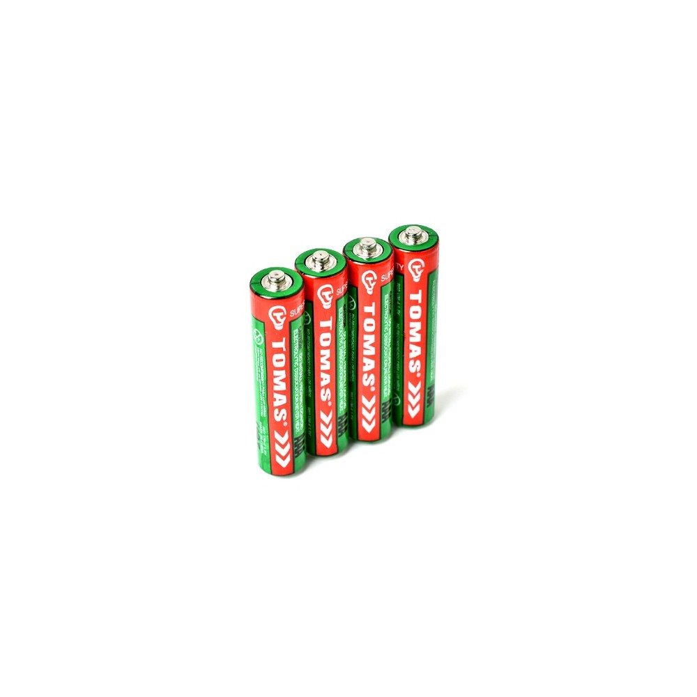 BATTERIE AAA R03 1.5V UM-4 (4 PEZZI)