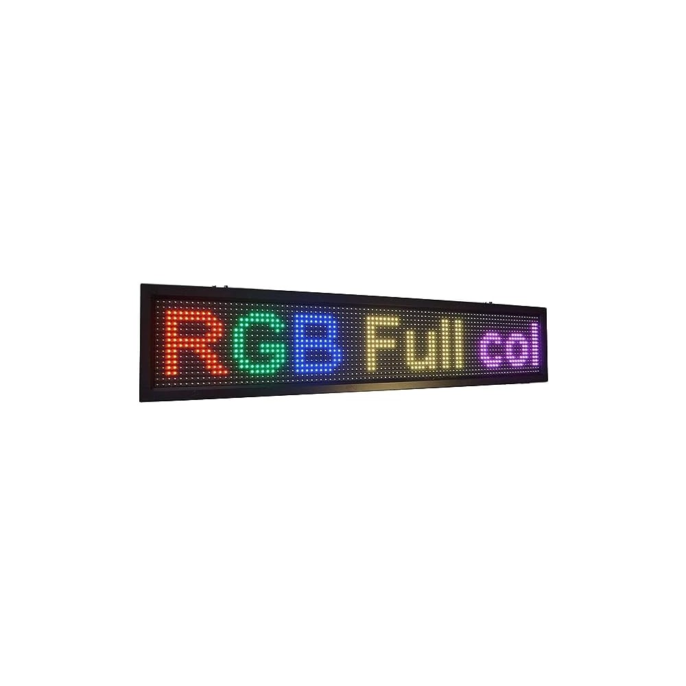 TABELLA CARTELLO LED PROGRAMMABILE RGB COLORE FULL ZONE 100X20 (X100RGB)