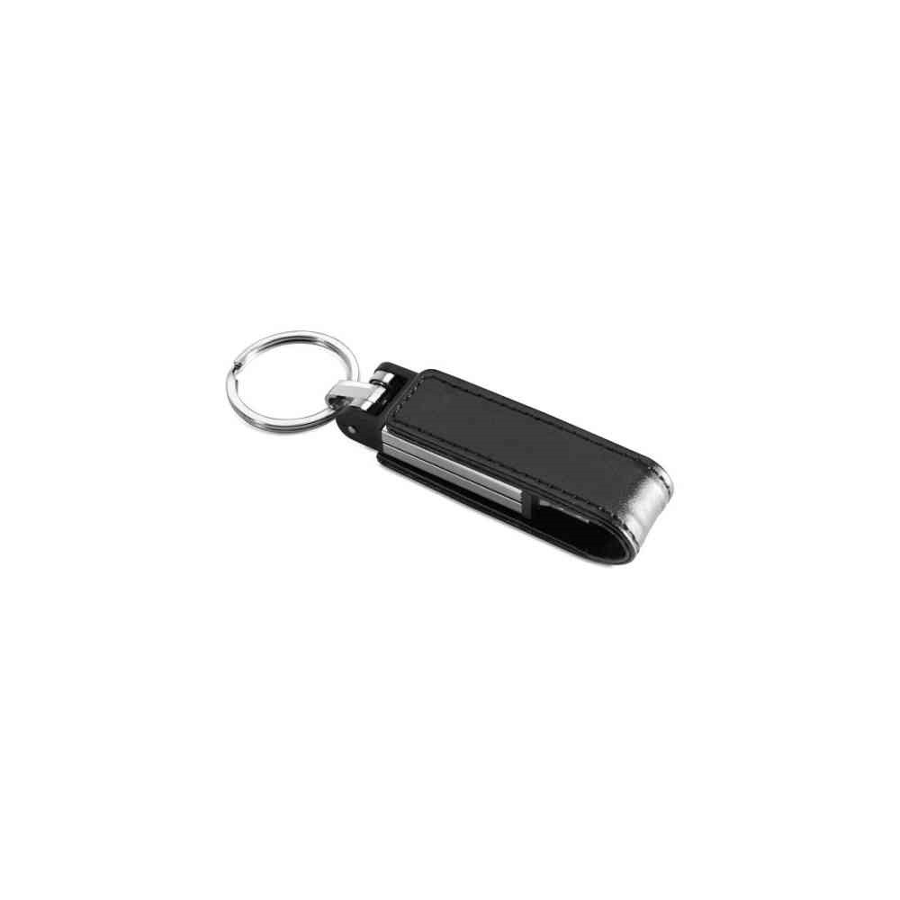 PEN DRIVE 8 GB BULK SIMILPELLE NERA - IDEALE PER SERIGRAFIA - USB-A