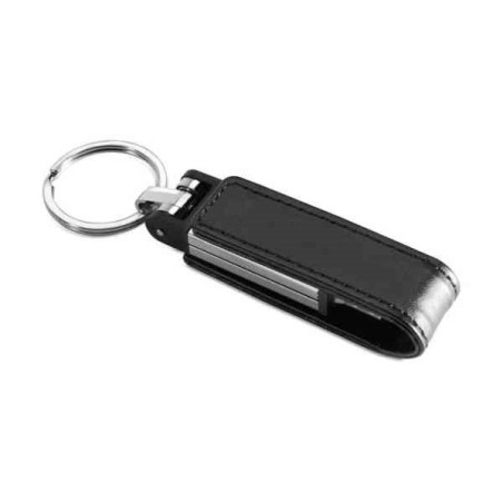 PEN DRIVE 8 GB BULK SIMILPELLE NERA - IDEALE PER SERIGRAFIA - USB-A