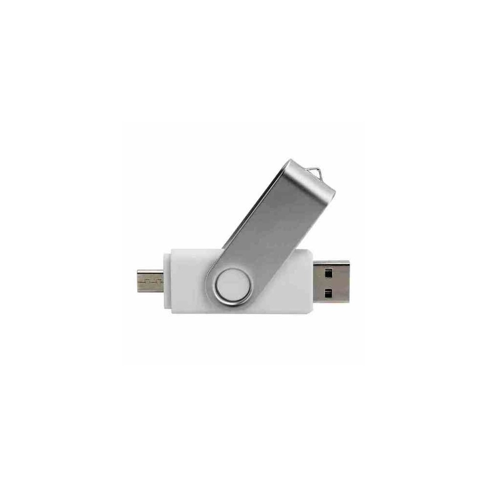 PEN DRIVE 8 GB BIANCA BULK TYPE-A/TYPE-C - IDEALE PER SERIGRAFIA - USB-A/C