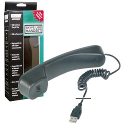 CORNETTA TELEFONICA USB X USO VOIP E SKYPE (DA-70772)