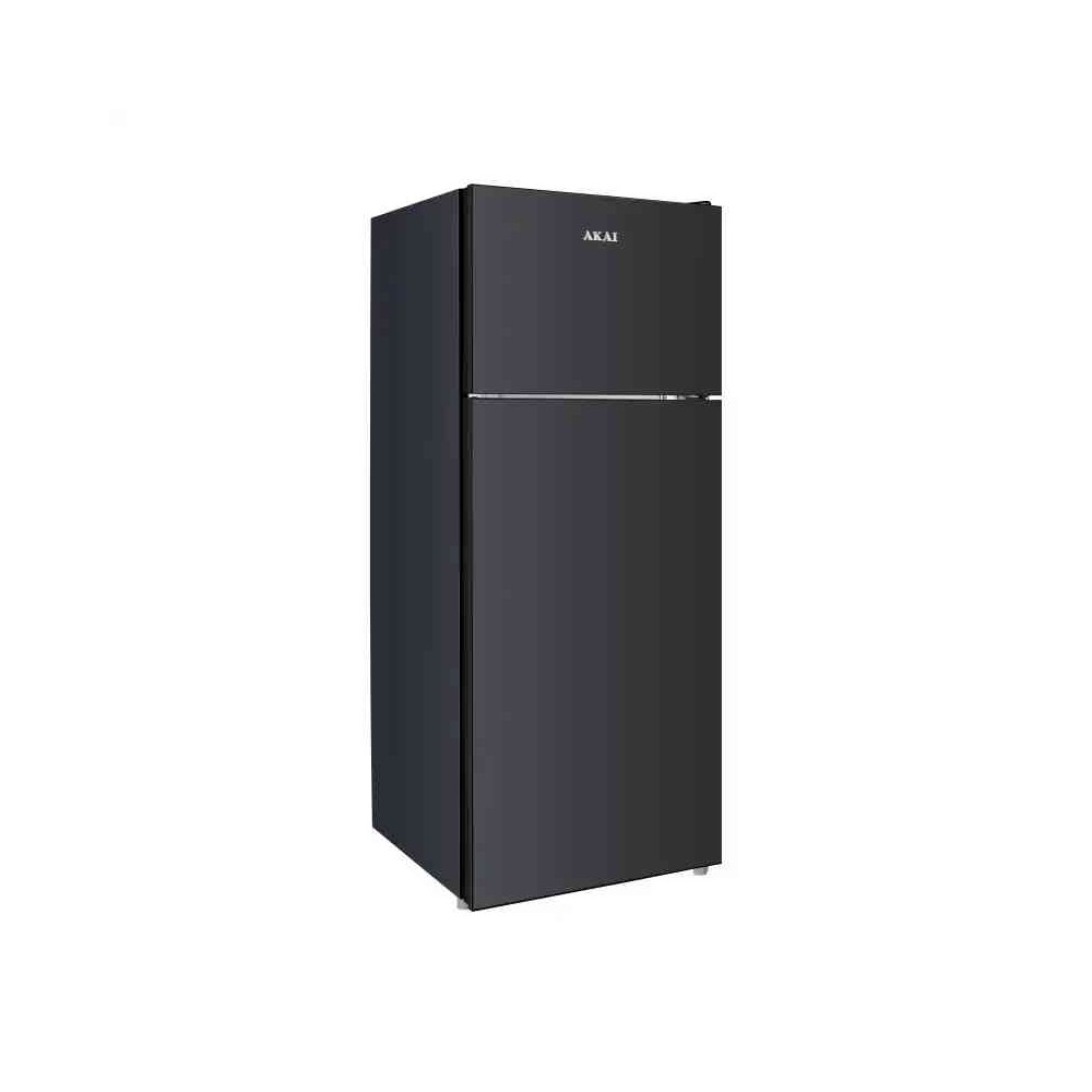 FRIGORIFERO DOPPIA PORTA GLASS242KBL 208LT NERO