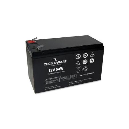 BATTERIA AL PIOMBO 12V 11AH 54W FASTON 6.3MM LONG LIFE (EACPE12V54WTWL)