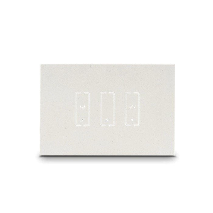 INTERRUTTORE INTELLIGENTE SMART PER TENDE E TAPPARELLE I3S PLUS BIANCO MINERALE - IN GRES PORCELLANATO (LSW2I3ST)