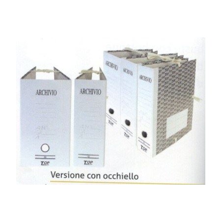 CARTELLA FALDONE ARCHIVIO CON LEGACCI - DORSO 20 CON OCCHIELLO (91085) - 1 PEZZO