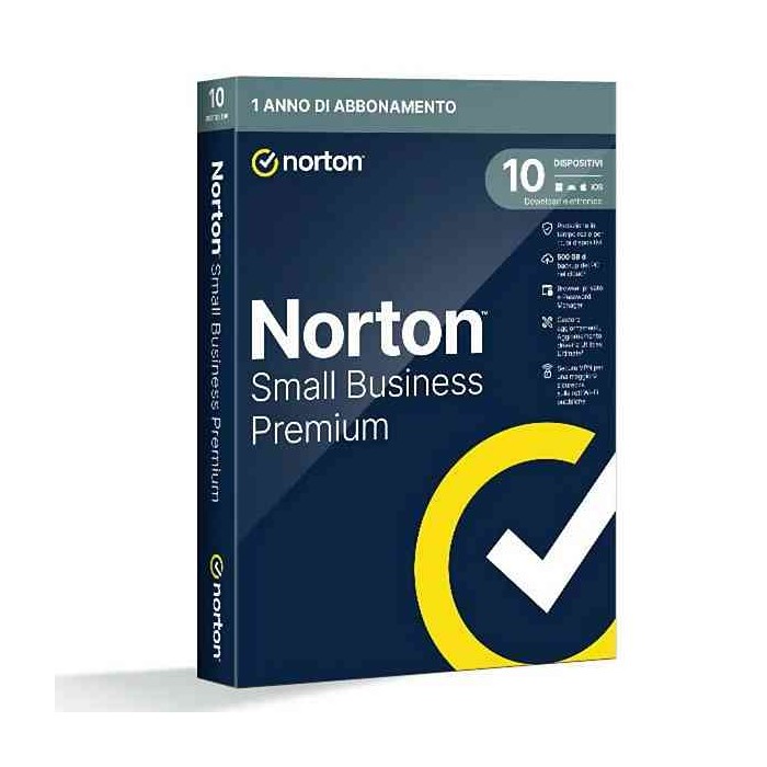 SOFTWARE ANTIVIRUS SMALL BUSINESS PREMIUM BOX - 10 DISPOSITIVI 500GB (FC-21454839)