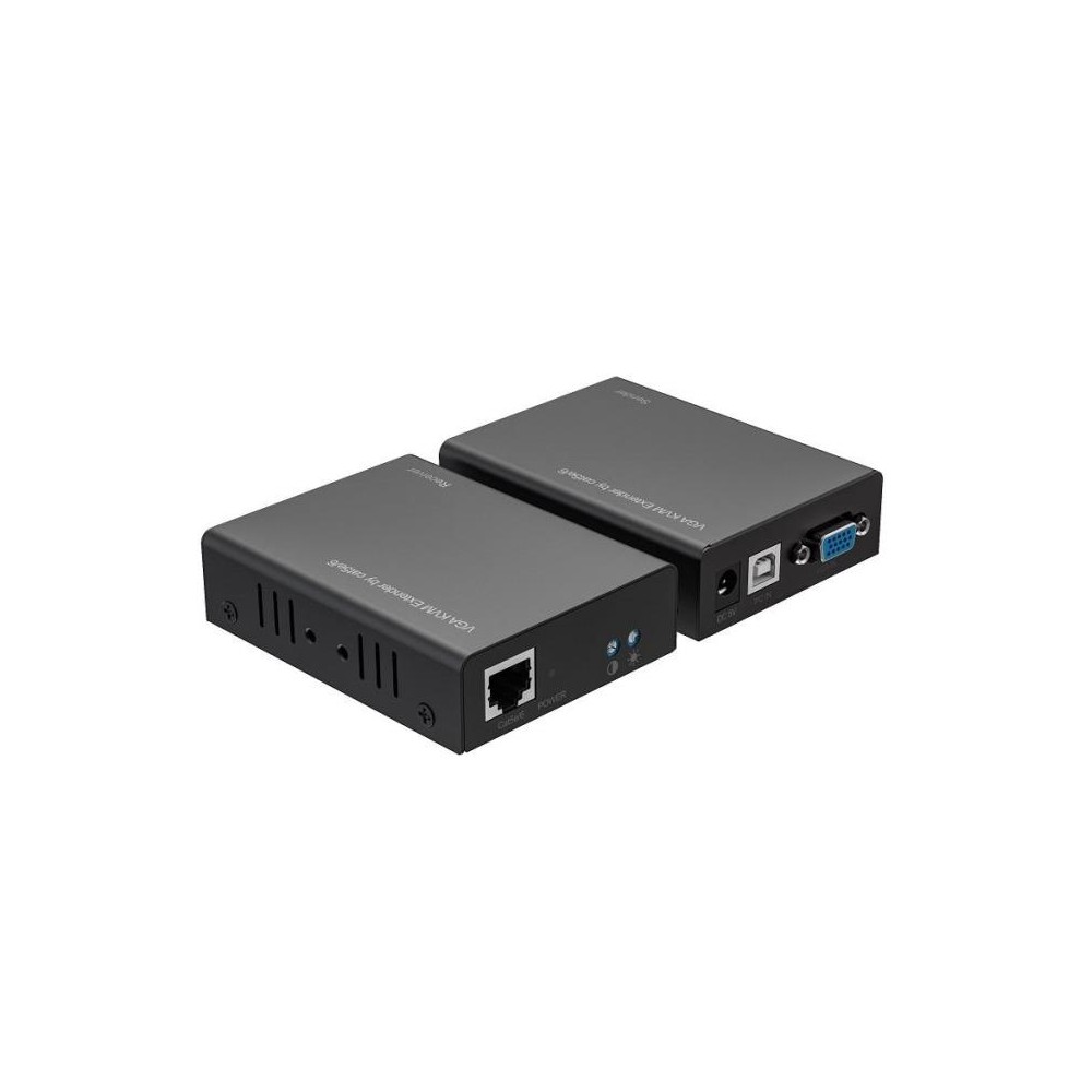 KIT TX-RX EXTENDER VGA E SEGNALE USB - UTP A 300MT (PT-PETVEK)