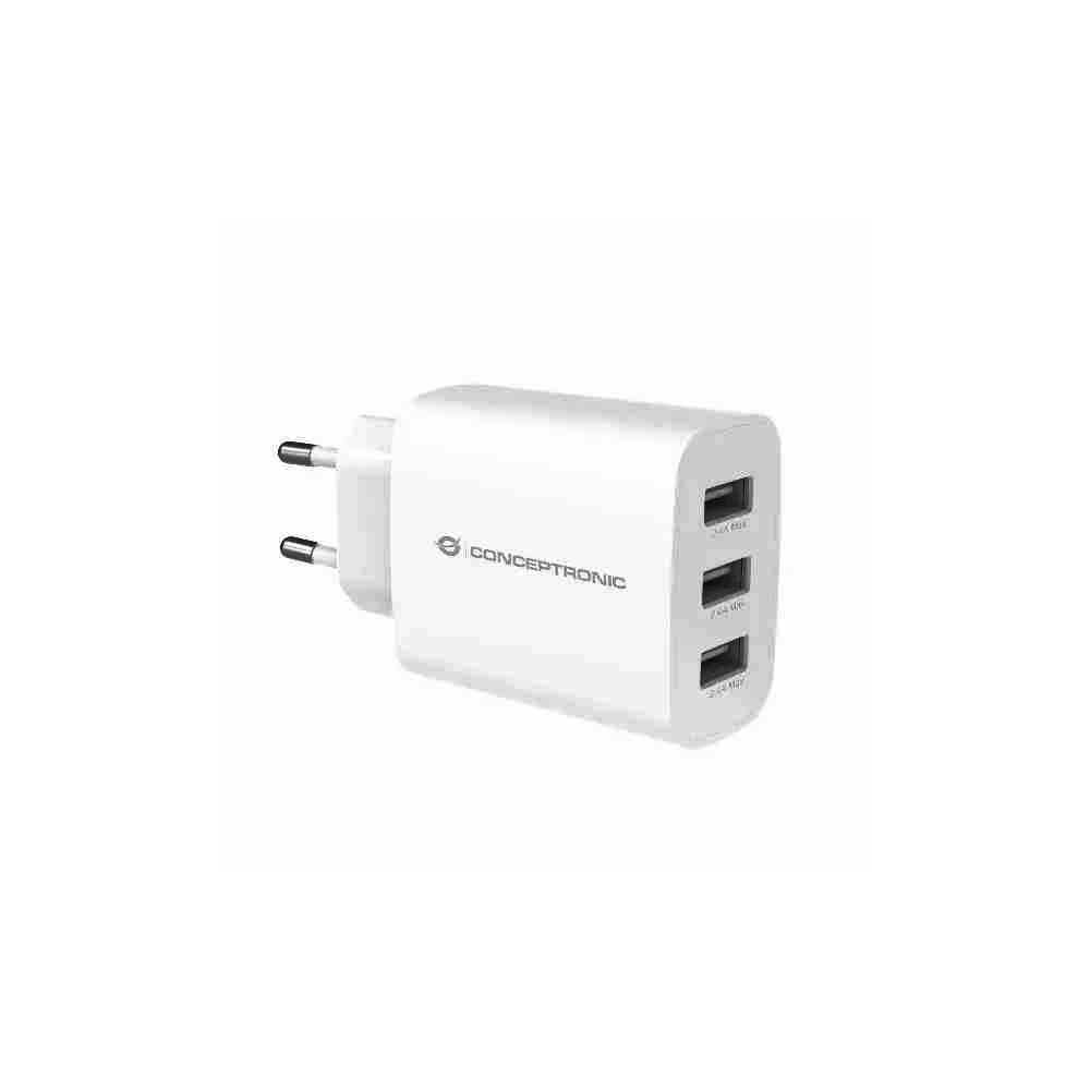 CARICA BATTERIE SUPER RAPIDO USB 3 PORT 30W (ALTHEA13W)