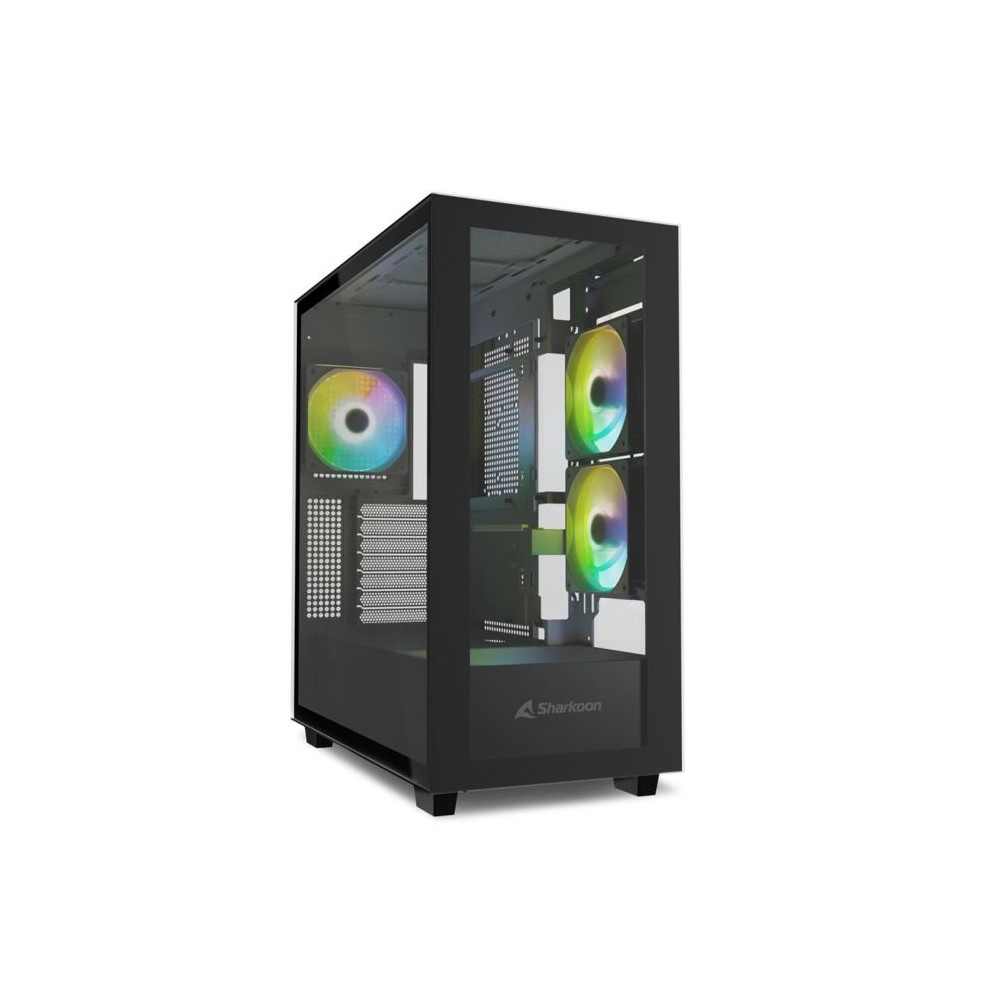 CASE GAMING REBEL C60 BLACK RGB ATX NERO NO ALIMENTATORE