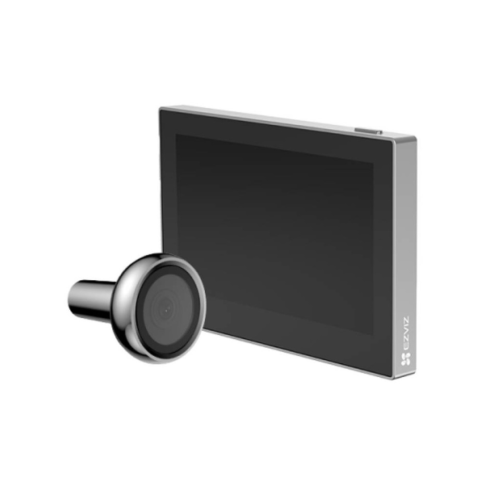 SPIONCINO SMART 2 MP - WIRELESS - DISPLAY A COLORI 4.3" - VIDEO LIVE (EZVCSHP2CH) ARGENTO