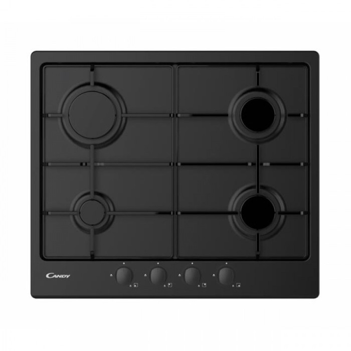 PIANO COTTURA A GAS IDEA 60CM - 4 FUOCHI - NERO (CHW6BRBB)