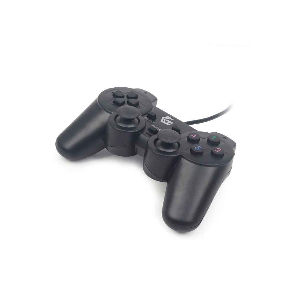 GAMEPAD JPD-UDV-01 CON DOPPIA VIBRAZIONE PER PC - USB - NERO