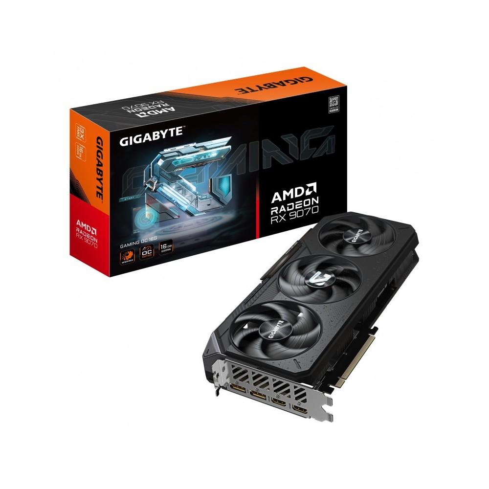 SCHEDA VIDEO RADEON RX9070 GAMING OC 16 GB (GV-R9070GAMING OC-16GD)
