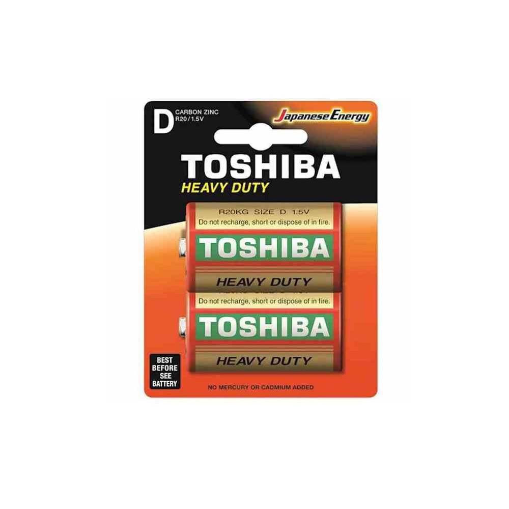 BATTERIE ZINCO HEAVY DUTY R20 D 1.5V 2PZ