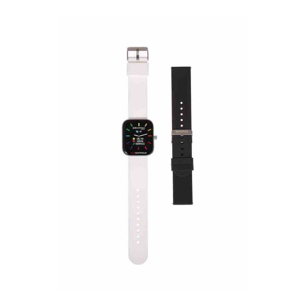 SMARTWATCH SWT-STC002 + CINTURINO UNIKO SILICONE BIANCO O NERO