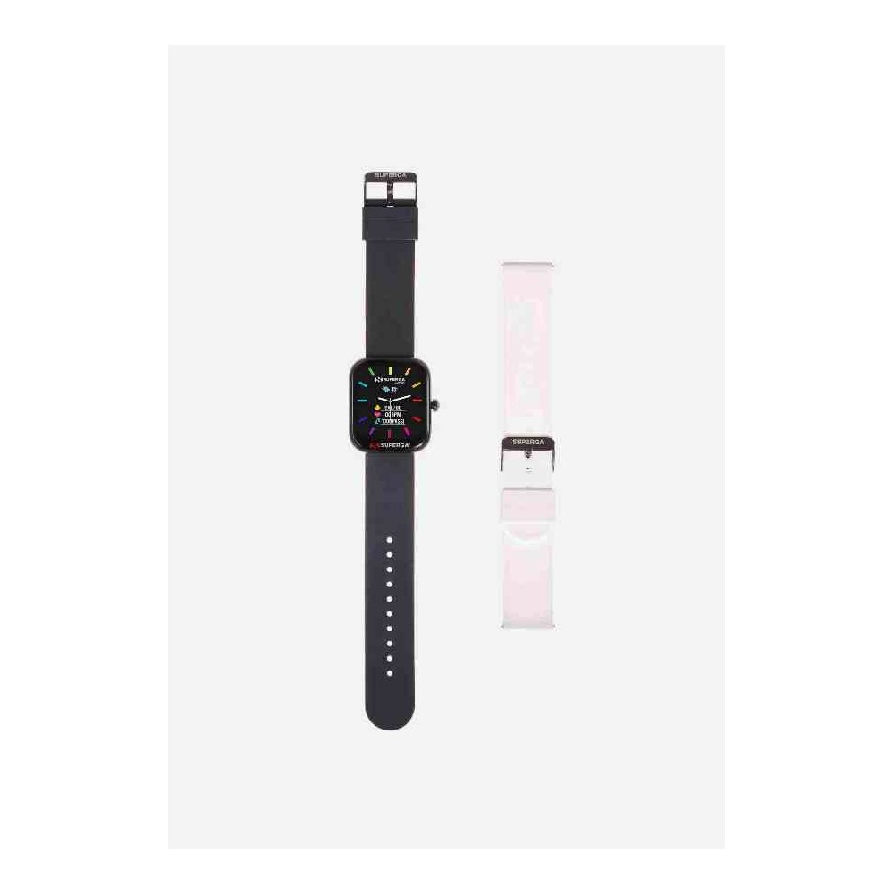 SMARTWATCH SWT-STC001 + CINTURINO UNIKO SILICONE NERO O BIANCO
