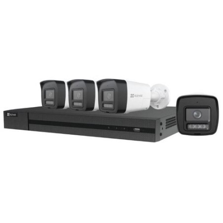 KIT VIDEOSORVEGLIANZA CS-BN4884 SMART HOME SECURITY - 1 NVR X5K 8CH + 4 TELECAMERE H3K