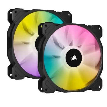 VENTOLA PER CASE ICUE SP140 140X140 RGB ELITE PERFORMANCE (CO-9050111-WW) DUAL PACK NERO