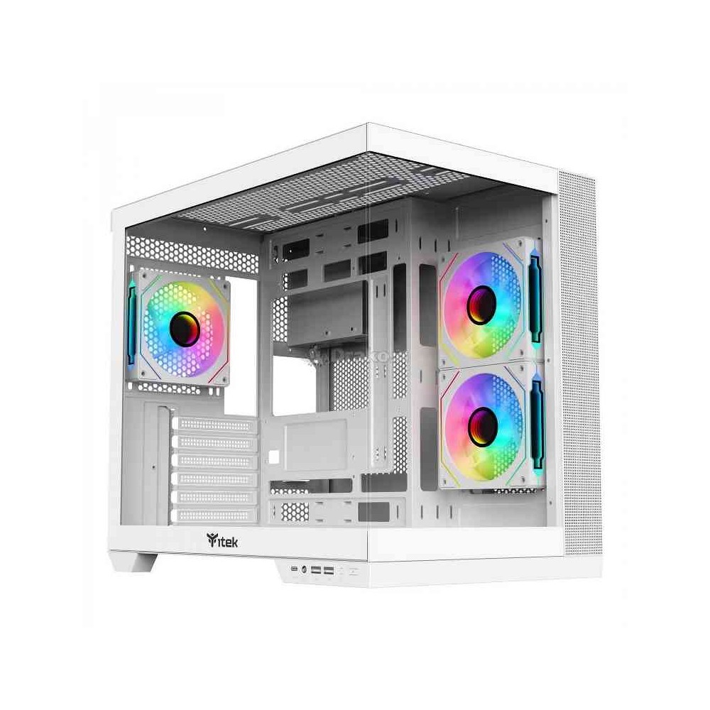 CASE GAMING DARK CAVE DS WHITE EDITION ITGCADCDSW - NO ALIMENTATORE - BIANCO