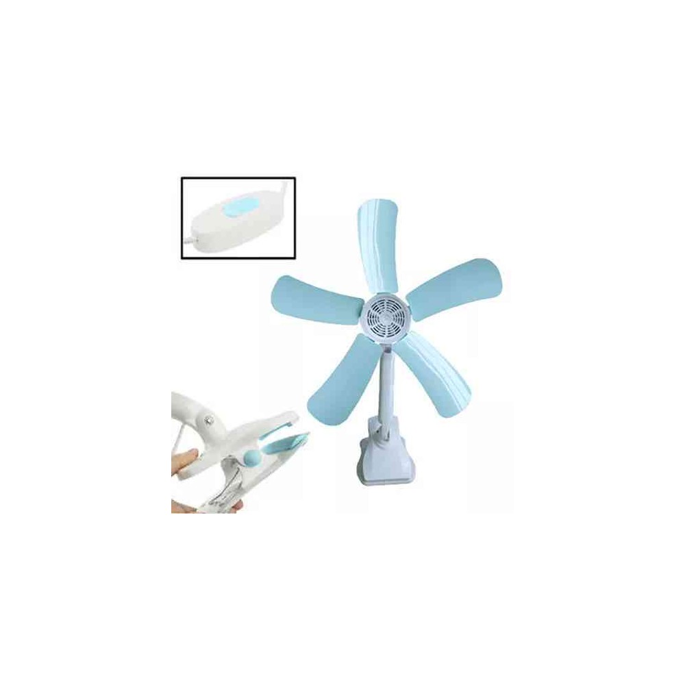 MINI VENTILATORE A PINZA NIVA TECH 620MM - DOPPIO SNODO - 5 PALE