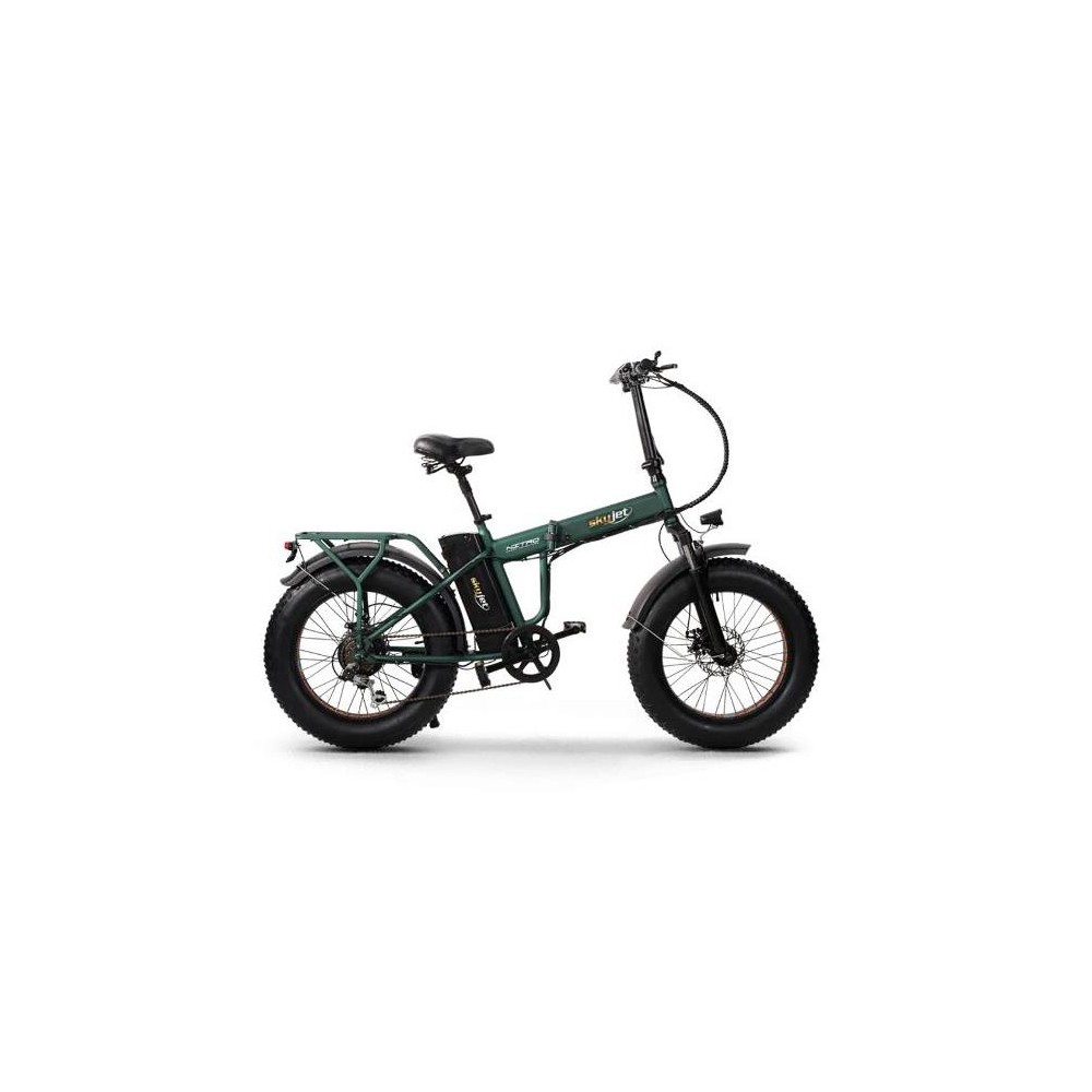BICI ELETTRICA CON PEDALATA ASSISTITA FAT BIKE SKYJET 20" NITRO - 250W - VERDE