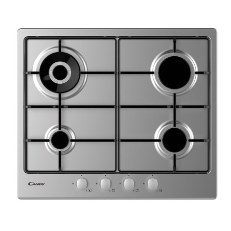 PIANO COTTURA A GAS TIMELESS 60CM - 4 FUOCHI - INOX (CHW6BR4WX)