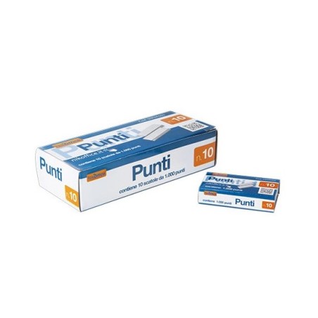 PUNTI METALLICI PASSO 23/20 CONF. 10000 PUNTI