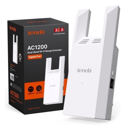 ACCESS POINT WIRELESS A18 PRO - AC1200 - DUAL BAND - WIFI RANGE EXTENDER