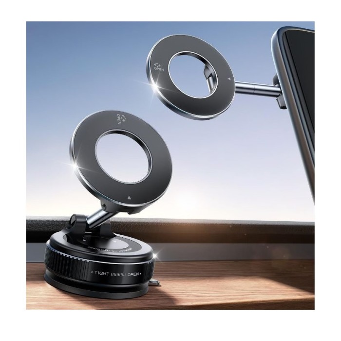 SUPPORTO PER SMARTPHONE DA AUTO MAGNETICO ROTABILE