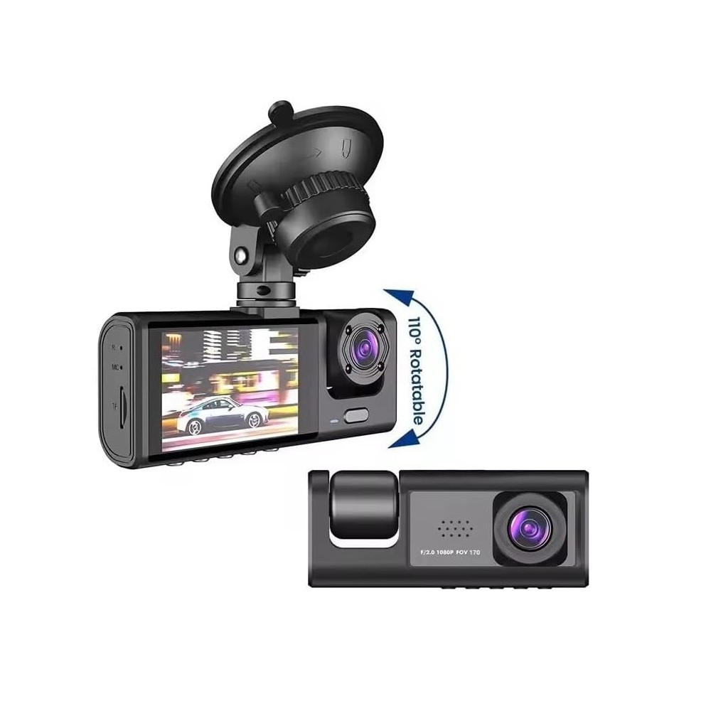 TELECAMERA DASH CAM BLACK BOX TRAFFIC RECORDER PER AUTO - 1080P