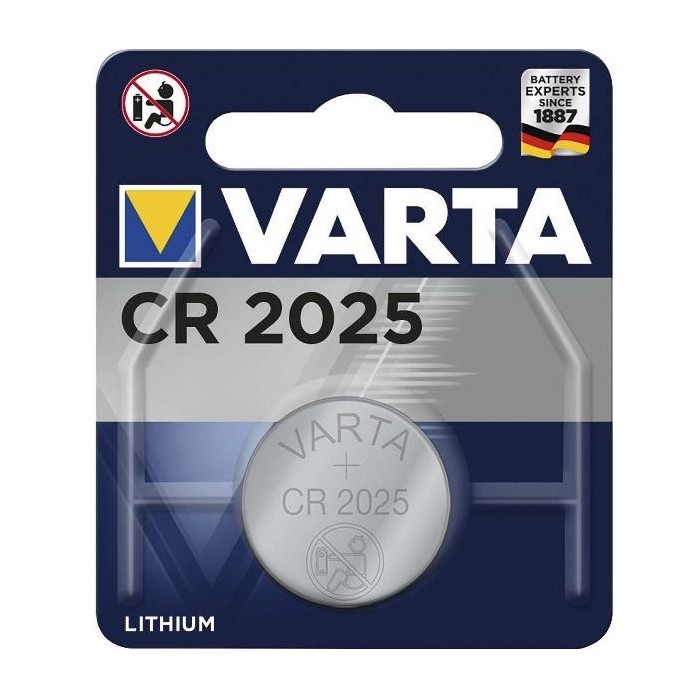 BATTERIA BOTTONE CR2025 3V LITIO - 1PZ