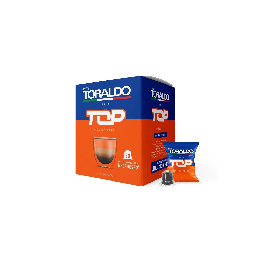 CAPSULE LINEA TOP MISCELA FORTE COMPATIBILE NESPRESSO 30 PZ (107168)