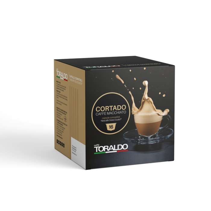 CAPSULE 6GR. CORTADO / CAFFE' MACCHIATO COMPATIBILE DOLCE GUSTO 16 PZ (303025)