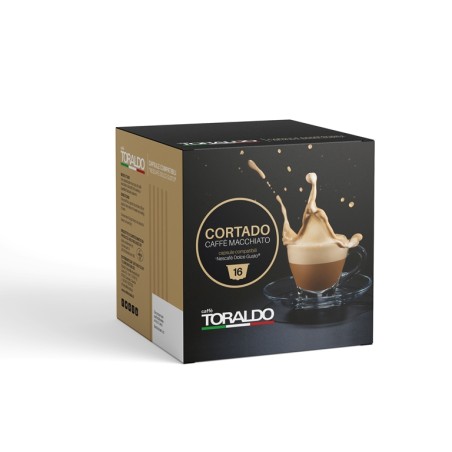 CAPSULE 6GR. CORTADO / CAFFE' MACCHIATO COMPATIBILE DOLCE GUSTO 16 PZ (303025)