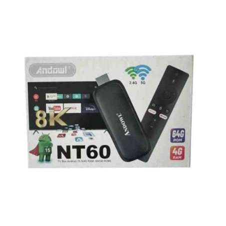 BOX ANDROID NT60 TV STICK 8K 4+64GB