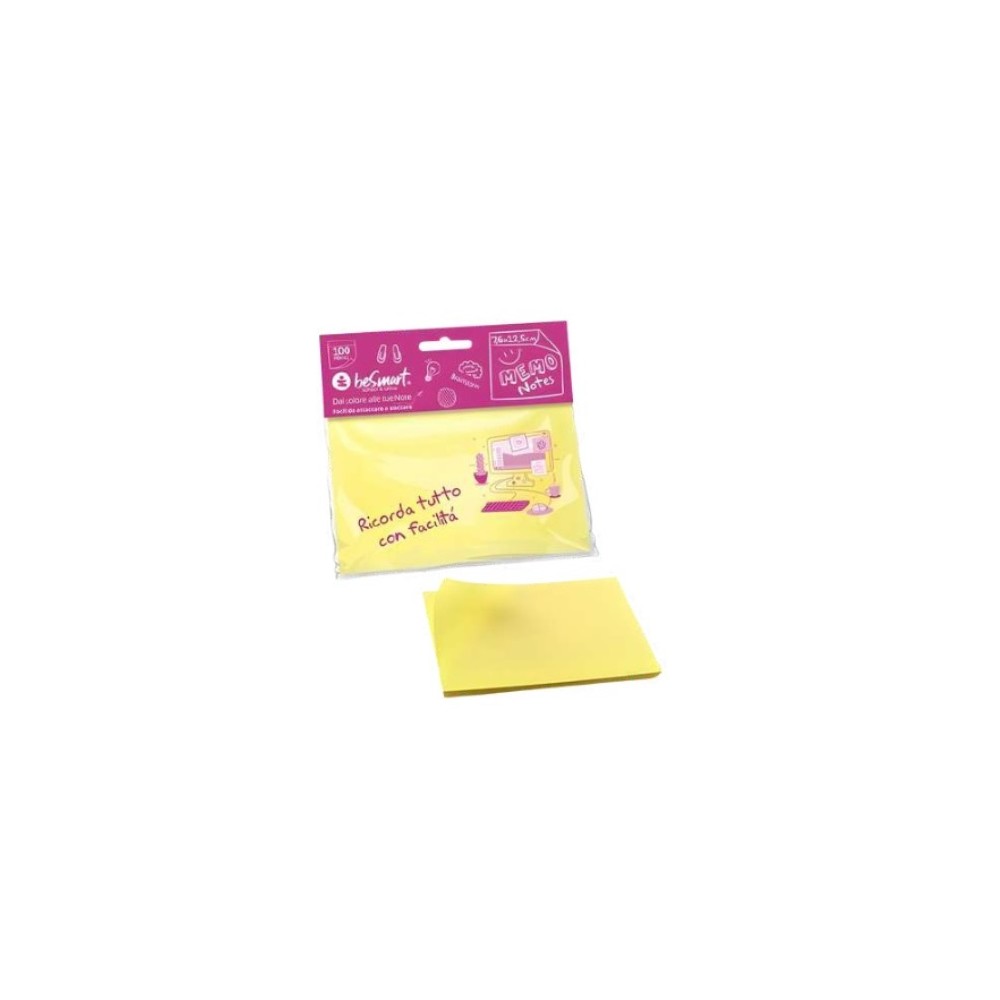 POST-IT STICK NOTES GIALLO 76X125 (1 BLOCCHETTO DA 100 FOGLI)