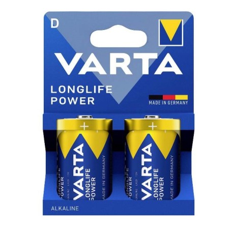 BATTERIE TORCIA D 1.5V LONGLIFE POWER ALCALINA - 2PZ