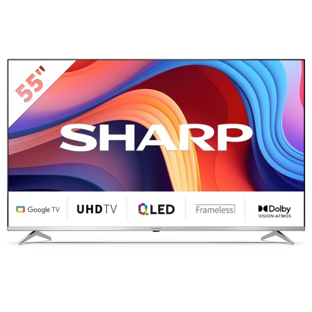TV QLED 55" 55GP6260E ULTRA HD 4K SMART TV WIFI DVB-T2 GOOGLE TV